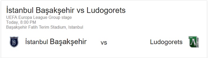 Başakşehir - Ludogorets Avrupa Ligi maçı