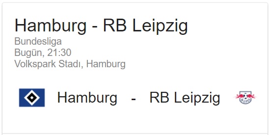 8 Eylül 2017 Hamburg-Leipzig Almanya Bundesliga 1 iddaa Analiz